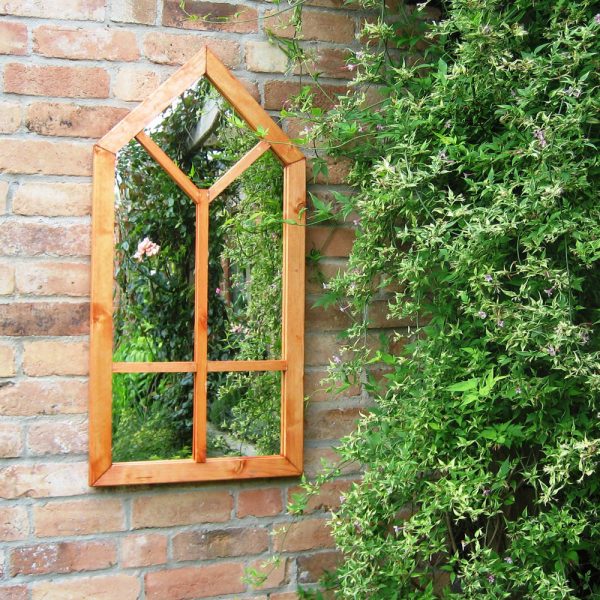 Gothic Window Garden Mirror Illusion
