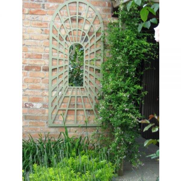 Large Perspective Arch Garden Mirror