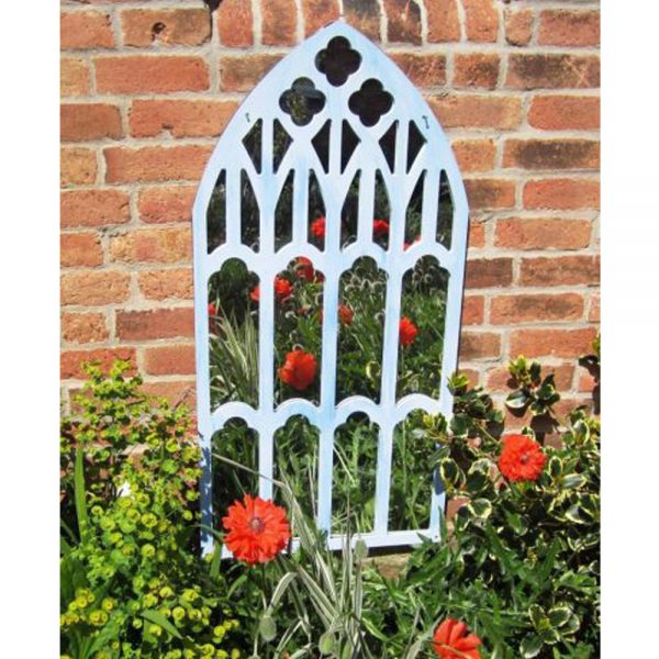 New Gothic Trellis Garden Mirror