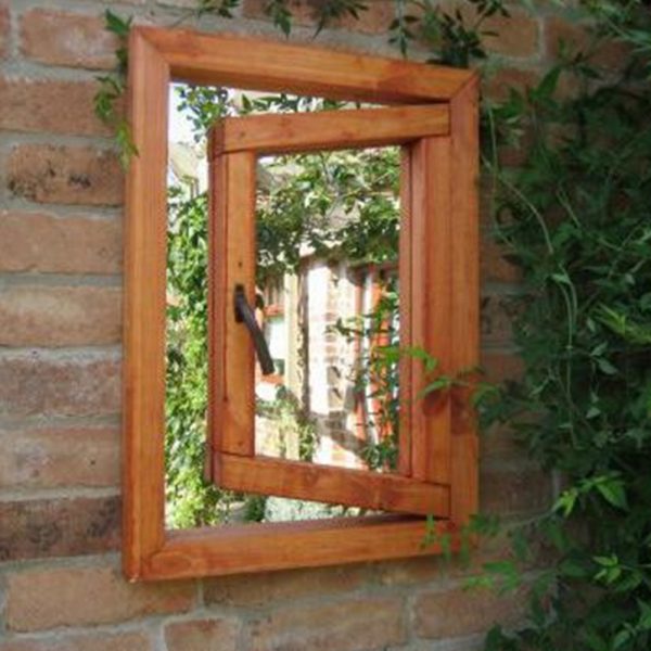 Open Window Illusion Garden Mirror - Small