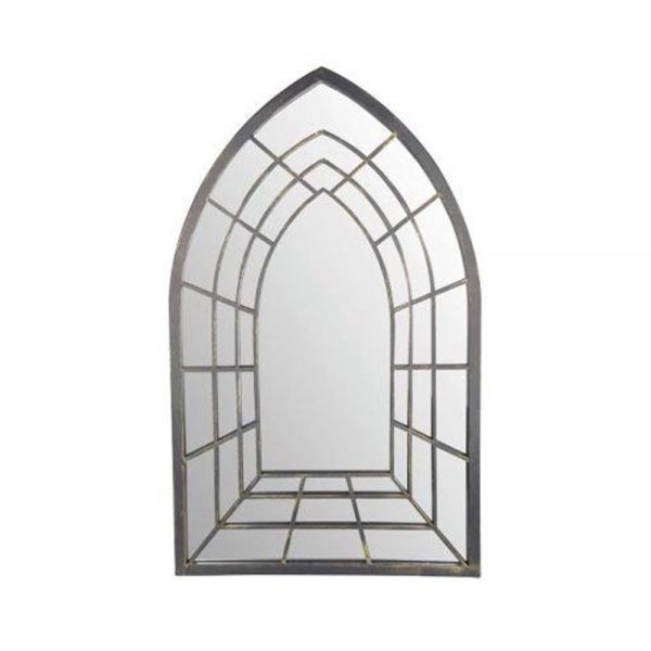 Trompe L'oeil Gothic Perspective Garden Mirror
