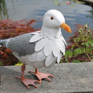 Metal Seagull Garden Ornament