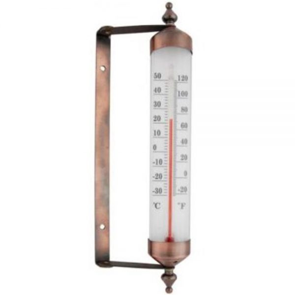 Wall Mounted Copper Thermometer
