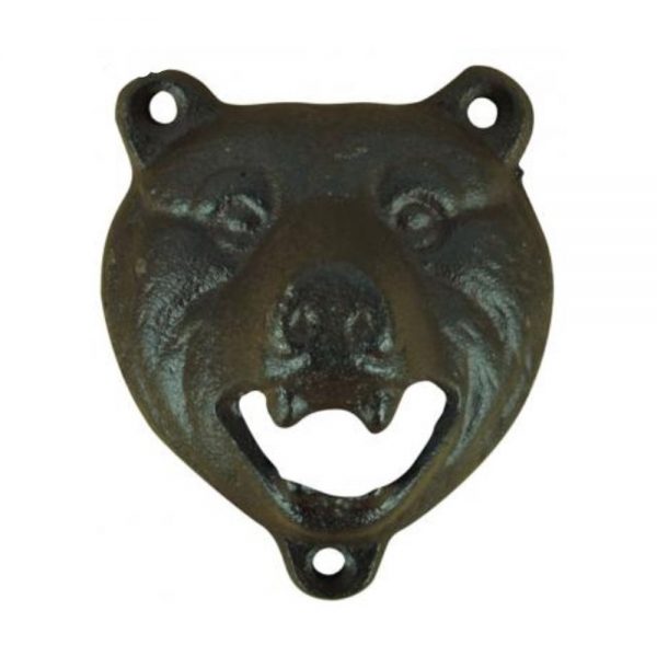 Cast Iron Bear Wall Mounted Bottle Opener